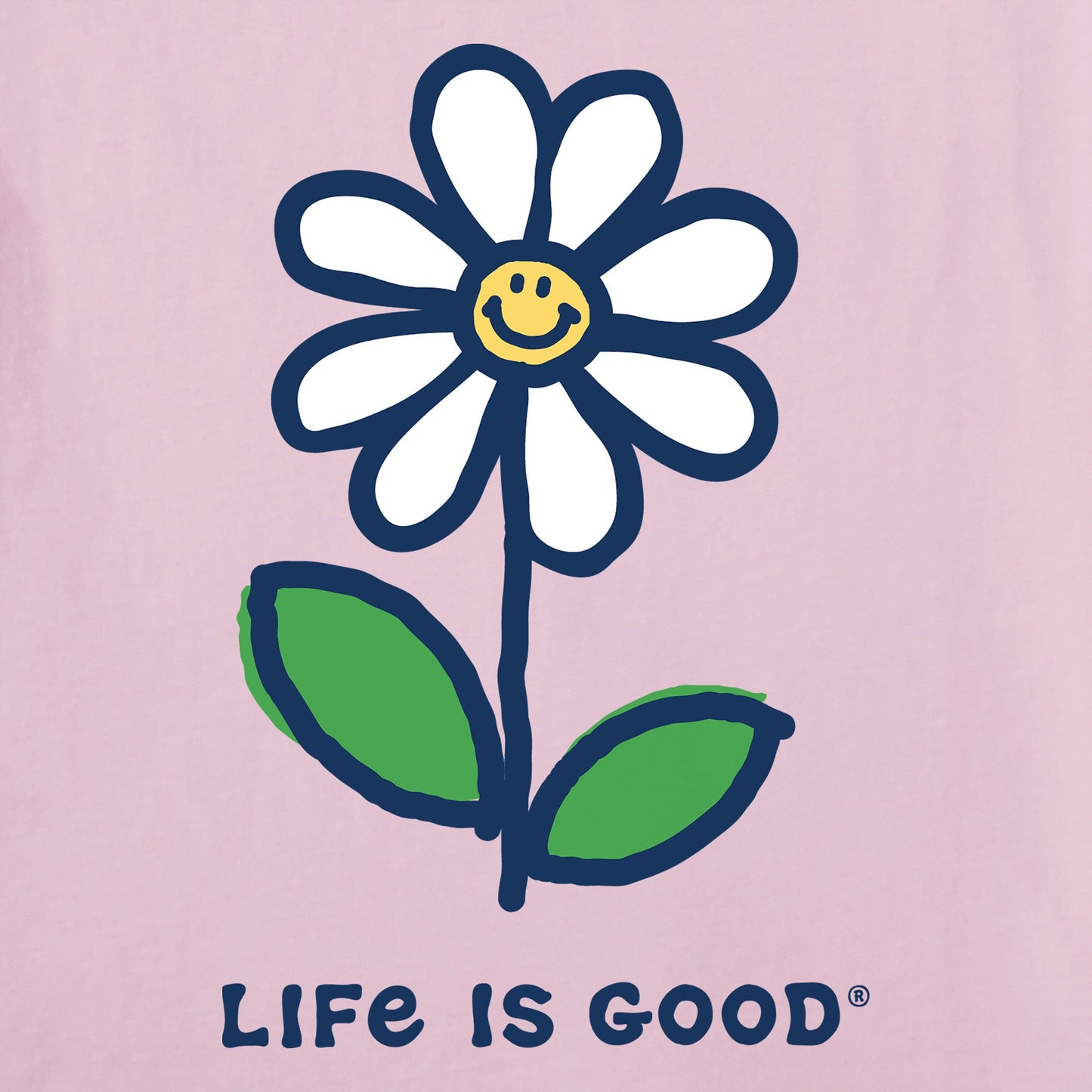 Women's Smile Daisy Short Sleeve Crusher Tee