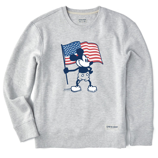Women's Americana Steamboat Willie Simply True Fleece Crew