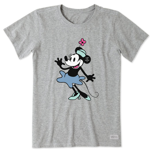 Women's Steamboat Willie Miss Mouse Short Sleeve Tee