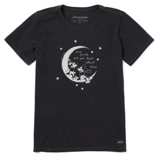 Women's Willie Fill Your Heart Moon Short Sleeve Tee
