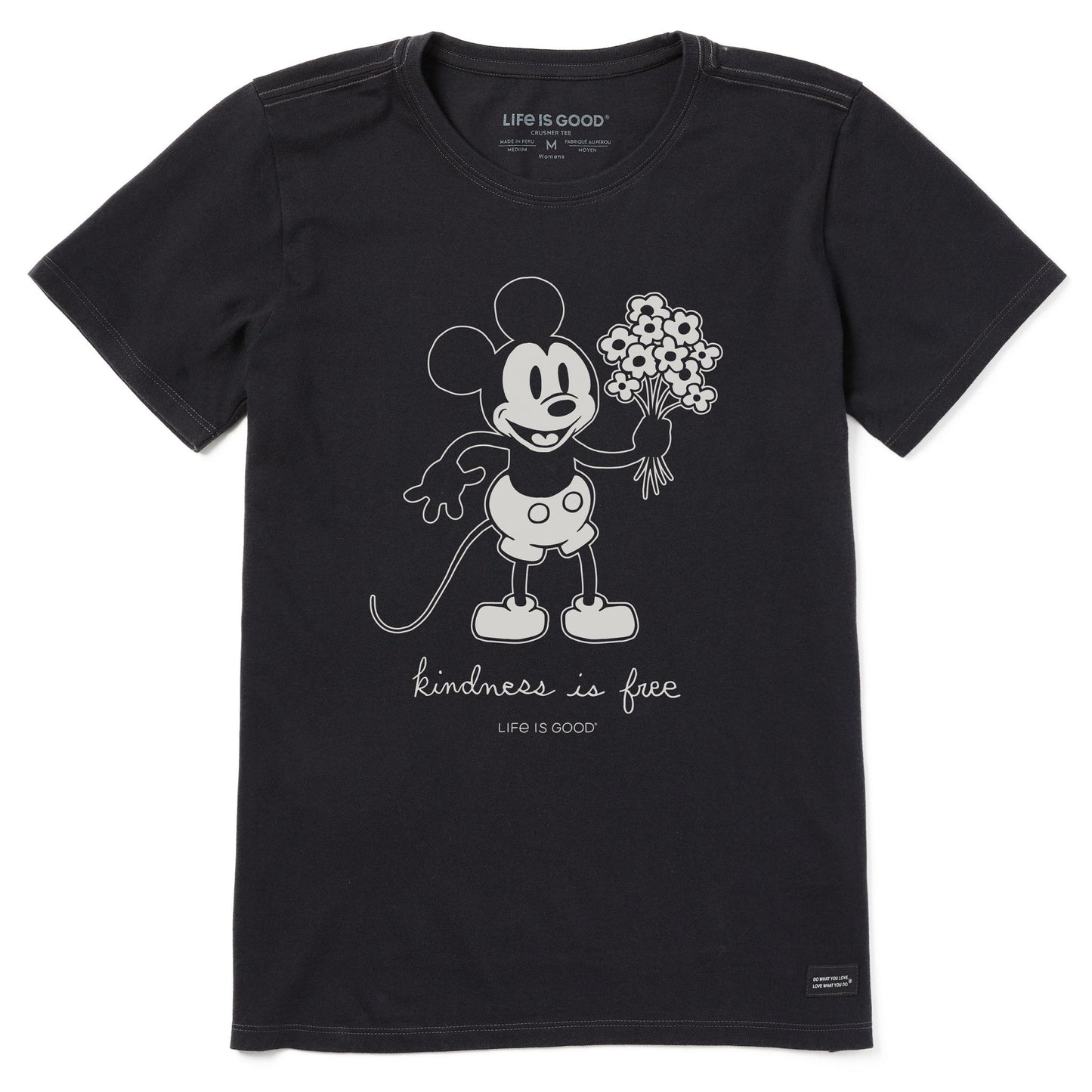 Women's Steamboat Willie Kindness Bouquet Short Sleeve Tee