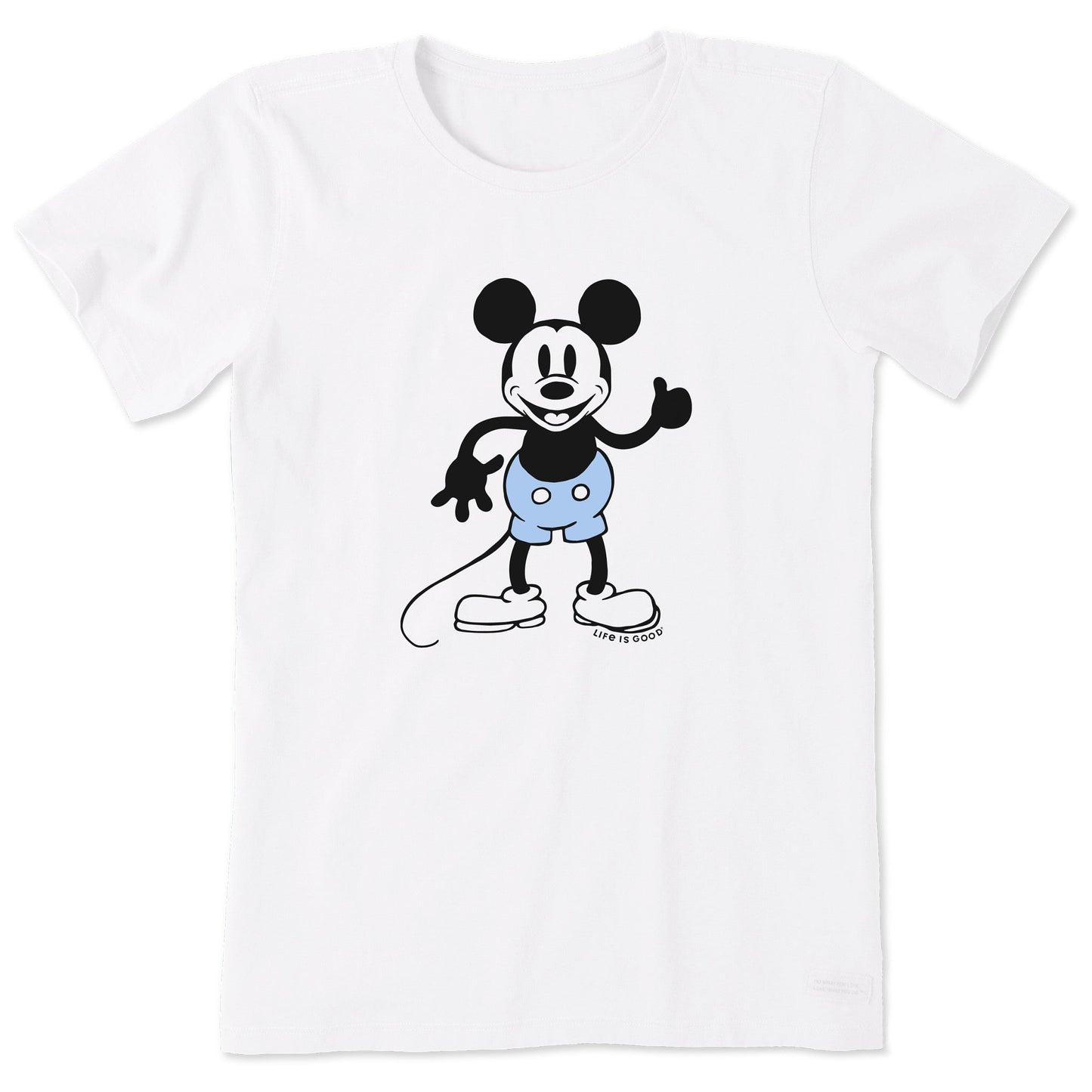 Women's Steamboat Willie Thumbs Up Short Sleeve Tee