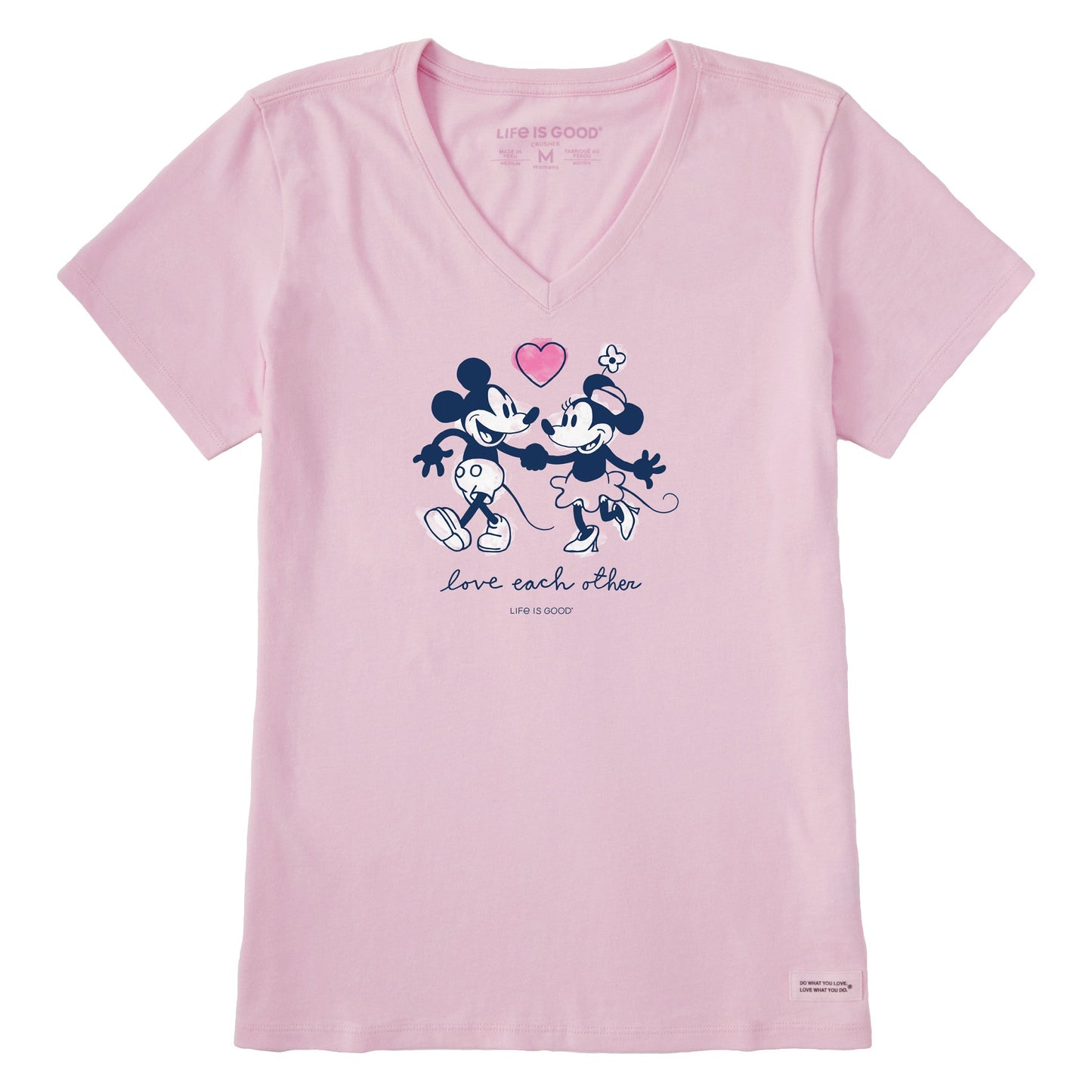 Women's Willie Love Each Other Short Sleeve Vee