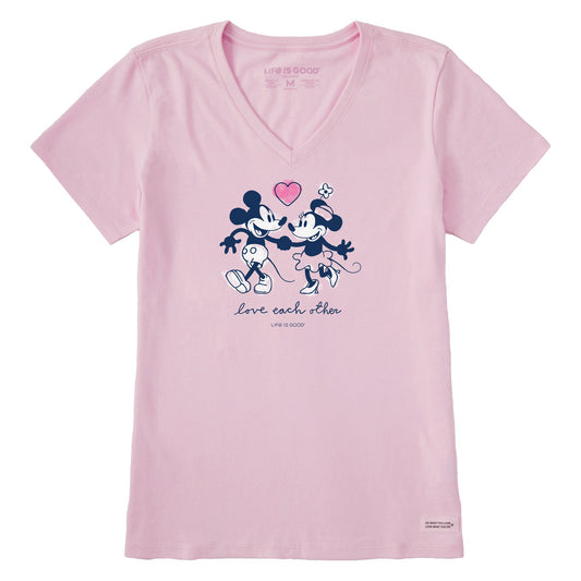 Women's Willie Love Each Other Short Sleeve Vee