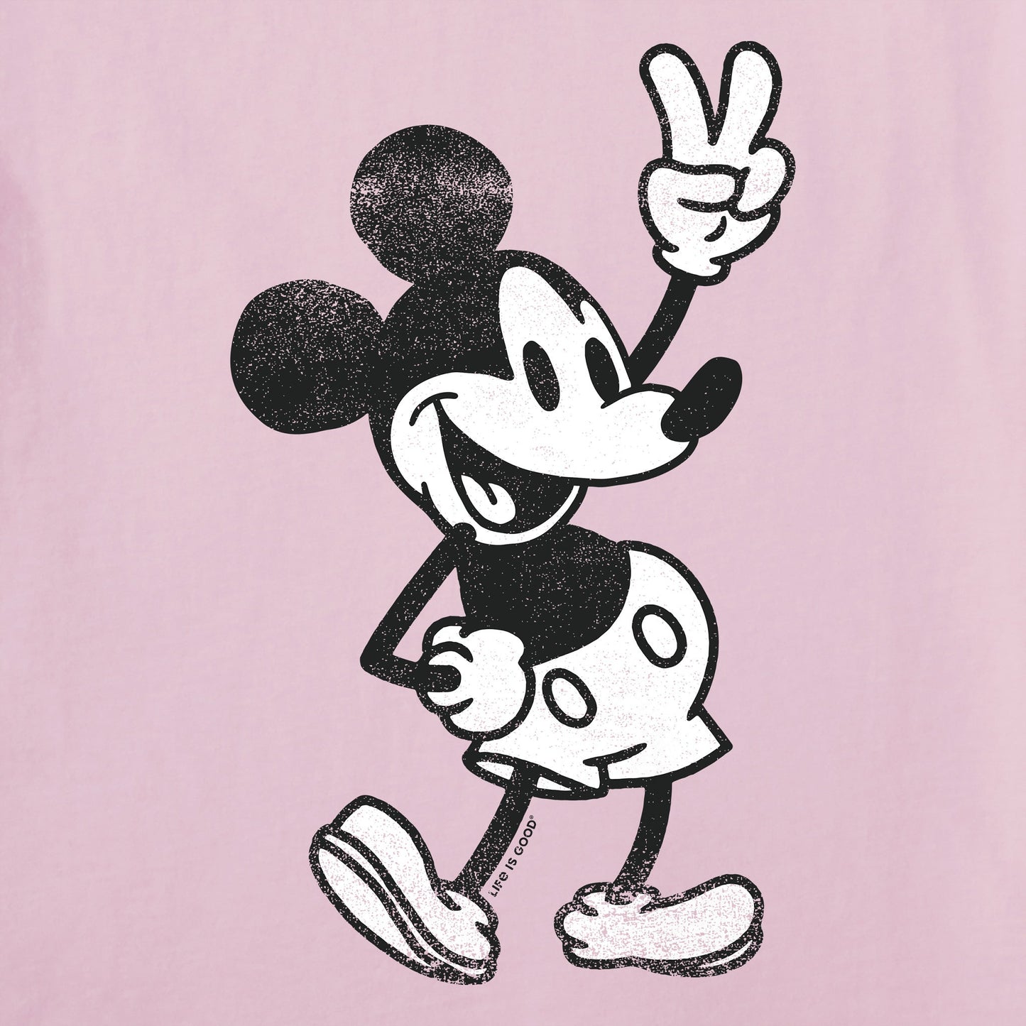 Women's Steamboat Willie Peace Short Sleeve Tee