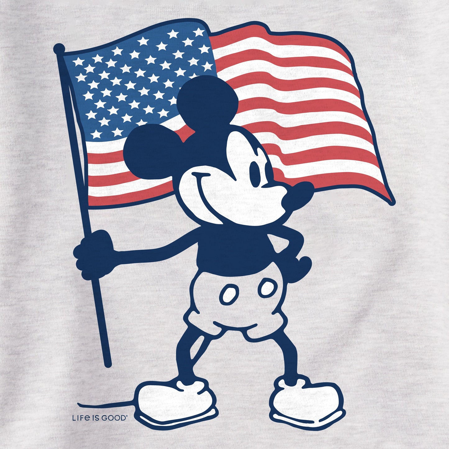 Men's Americana Steamboat Willie Simply True Fleece Crew