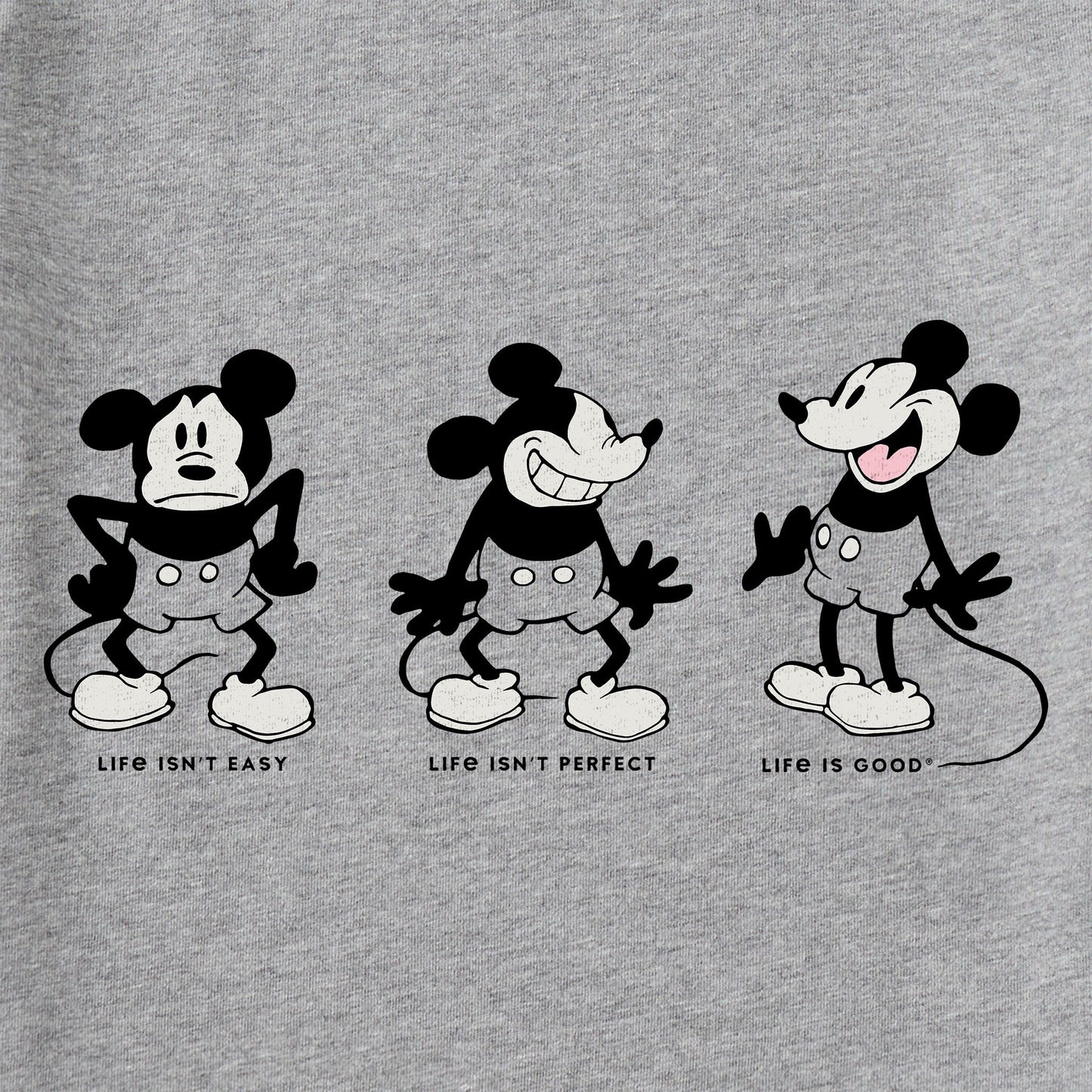 Men's Steamboat Willie Life isn't Easy Short Sleeve Tee