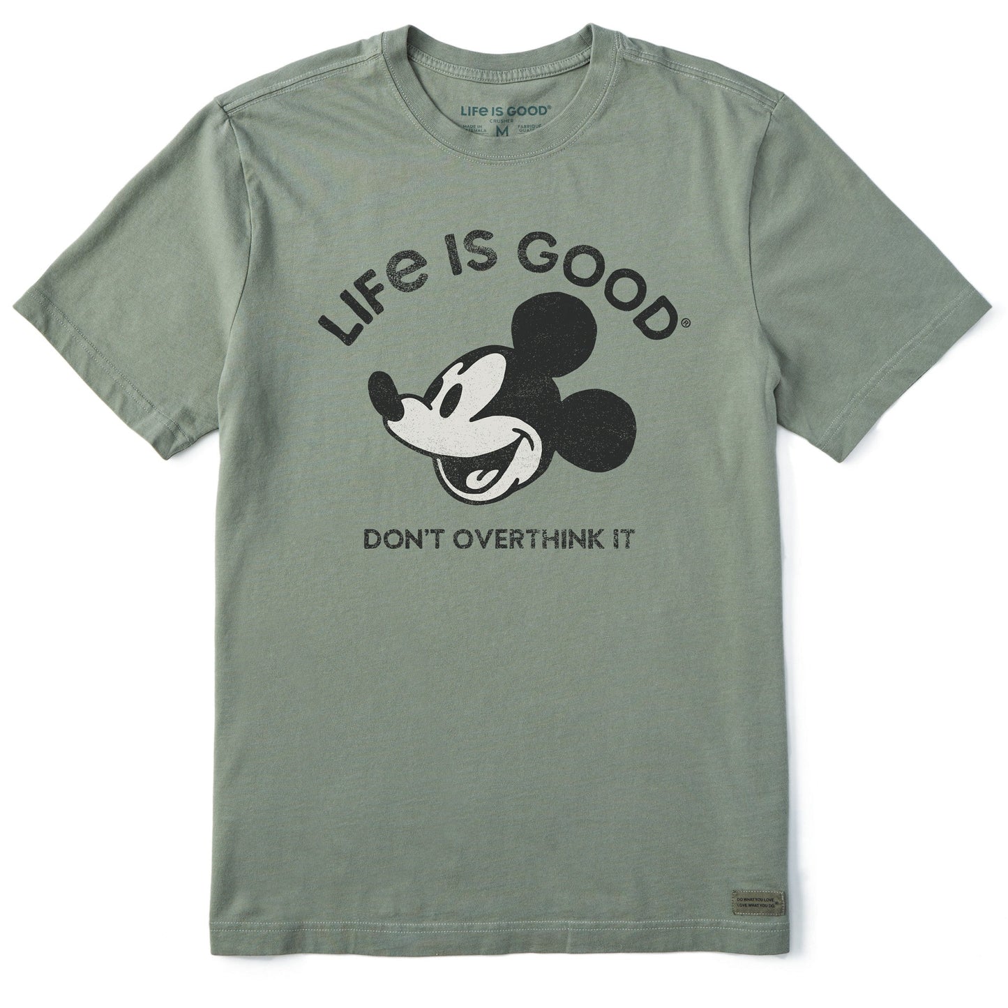 Men's Steamboat Willie Don't Overthink Short Sleeve Tee