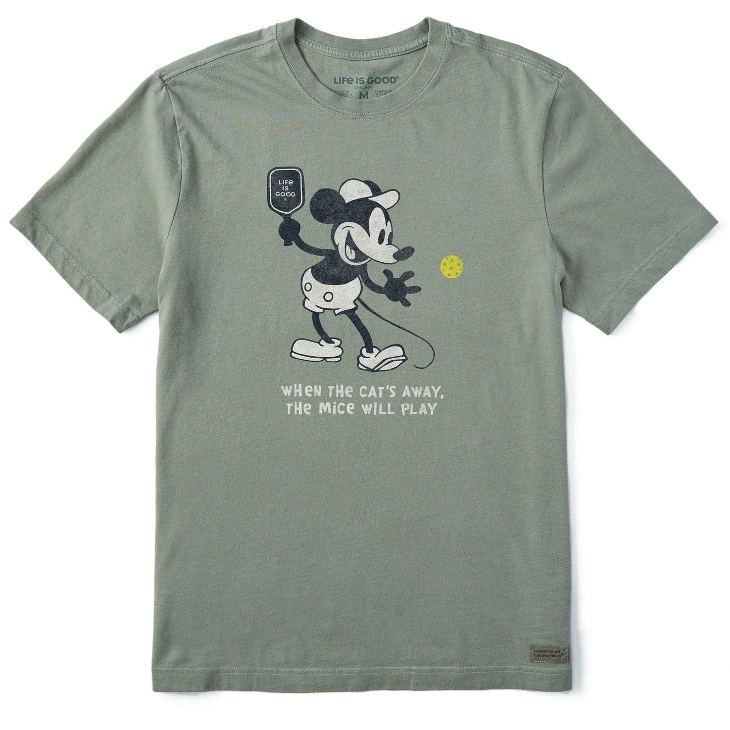 Men's Steamboat Willie Pickleball Short Sleeve Tee