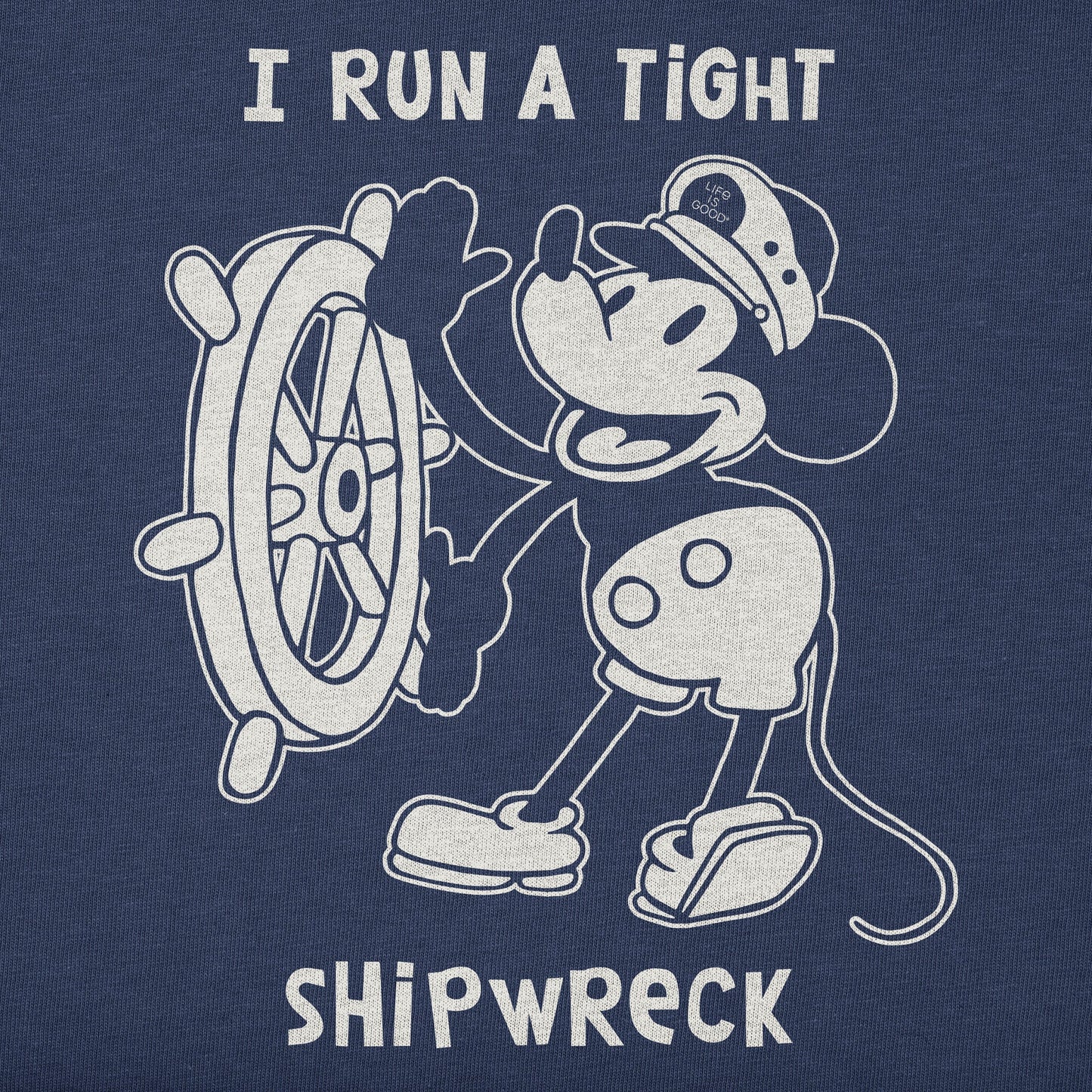 Men's Willie Tight Shipwreck Short Sleeve Tee