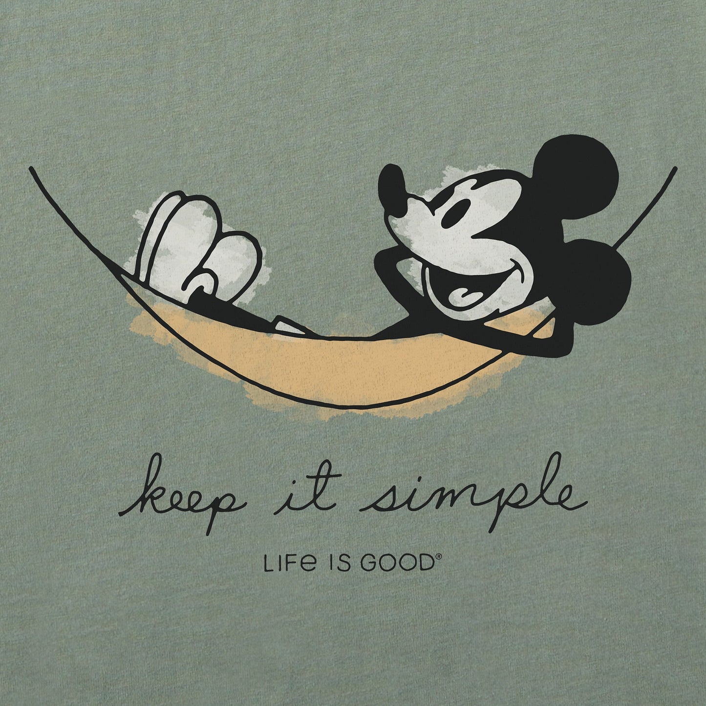 Men's Steamboat Willie Hammock Short Sleeve Tee