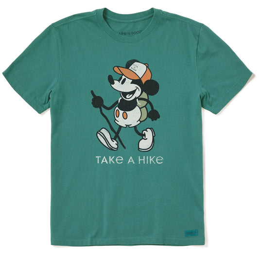 Men's Steamboat Willie Take a Hike Short Sleeve Crusher Tee