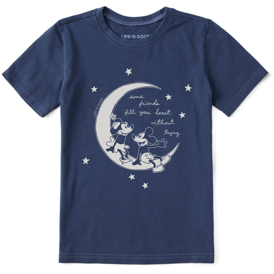 Kids Willie Fill Your Heart Moon Short Sleeve Crusher Tee