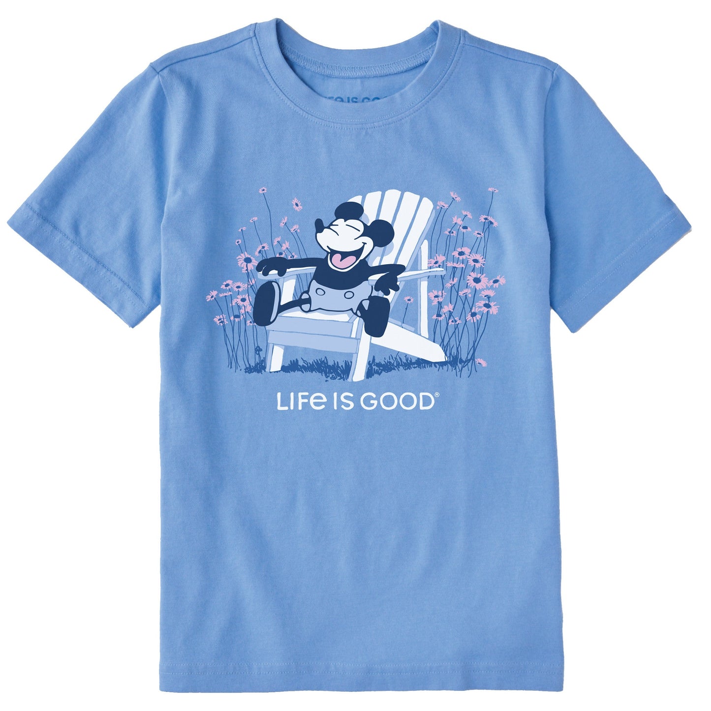 Kids Steamboat Will Adirondack Short Sleeve Crusher Tee