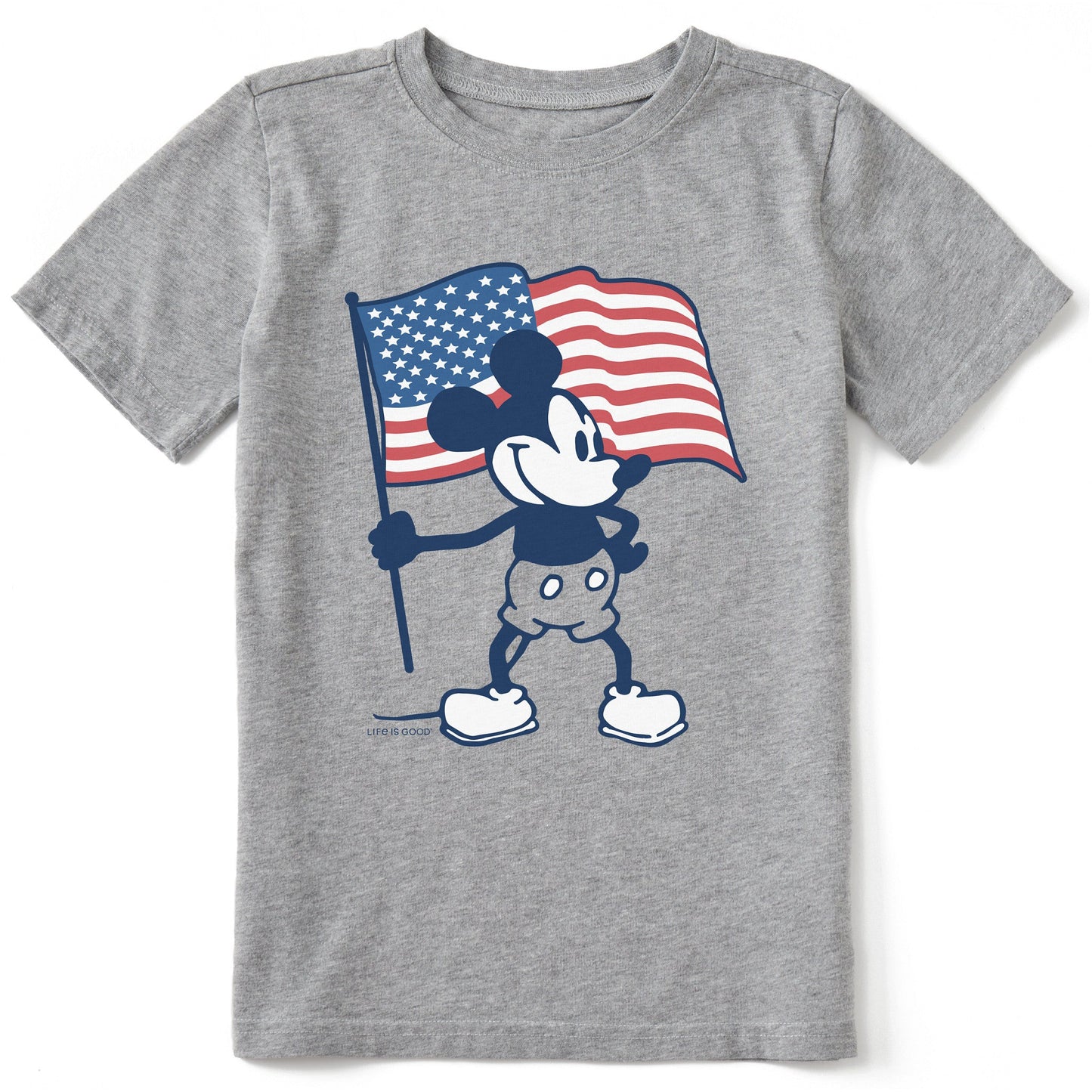 Kids Americana Steamboat Willie Short Sleeve Crusher Tee