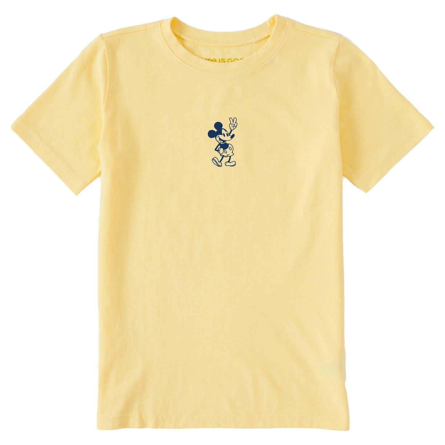 Kids Steamboat Willie Peace Mini Short Sleeve Crusher Tee