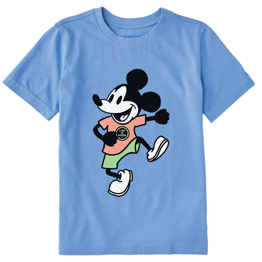 Kids Steamboat Willie Dancing Short Sleeve Crusher Tee
