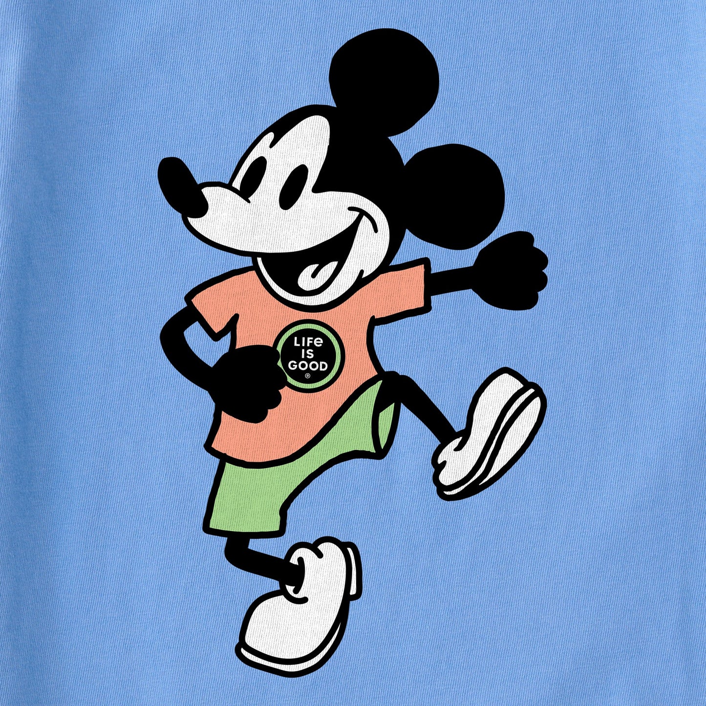 Kids Steamboat Willie Dancing Short Sleeve Crusher Tee