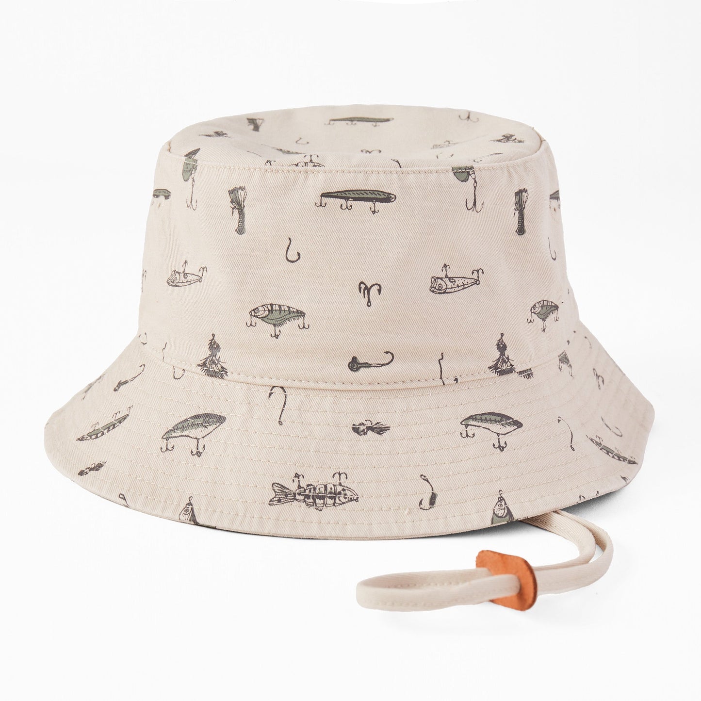 Adult Unisex Fish Tackle Box Pattern Bucket Hat