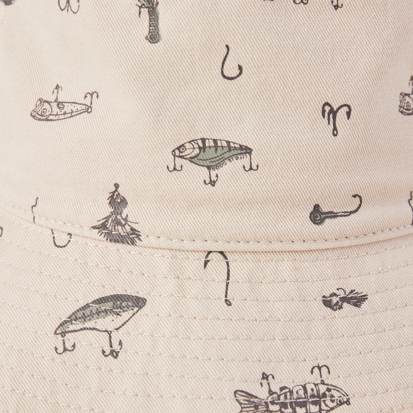 Adult Unisex Fish Tackle Box Pattern Bucket Hat