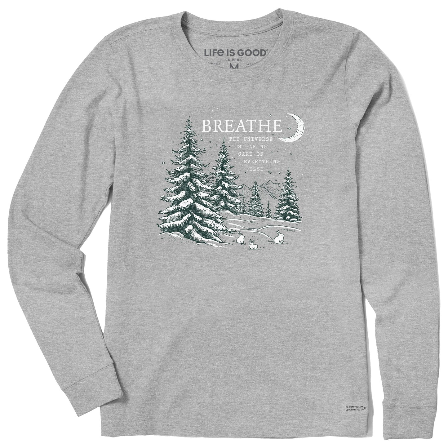 Women's Breathe Universe Pines Long Sleeve Crusher Tee