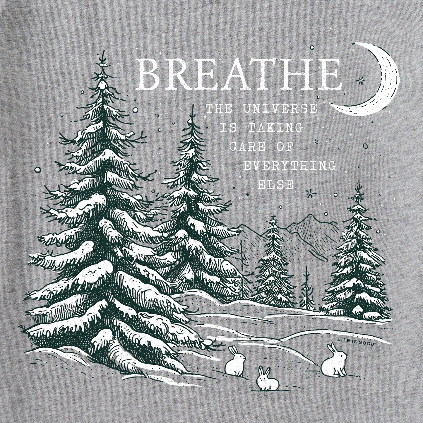 Women's Breathe Universe Pines Long Sleeve Crusher Tee