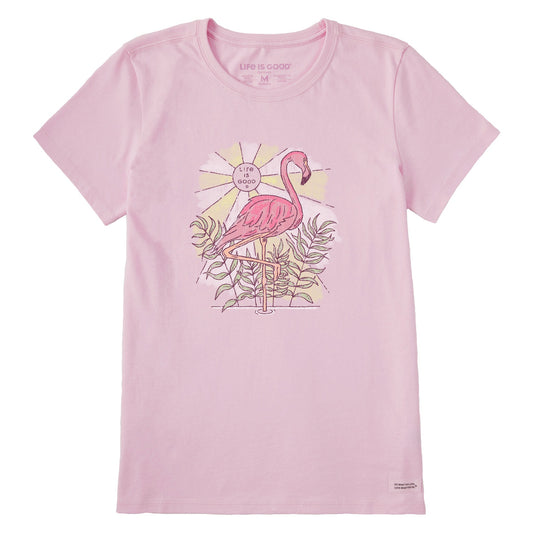 Women's Dreamy Flamingo Short Sleeve Tee