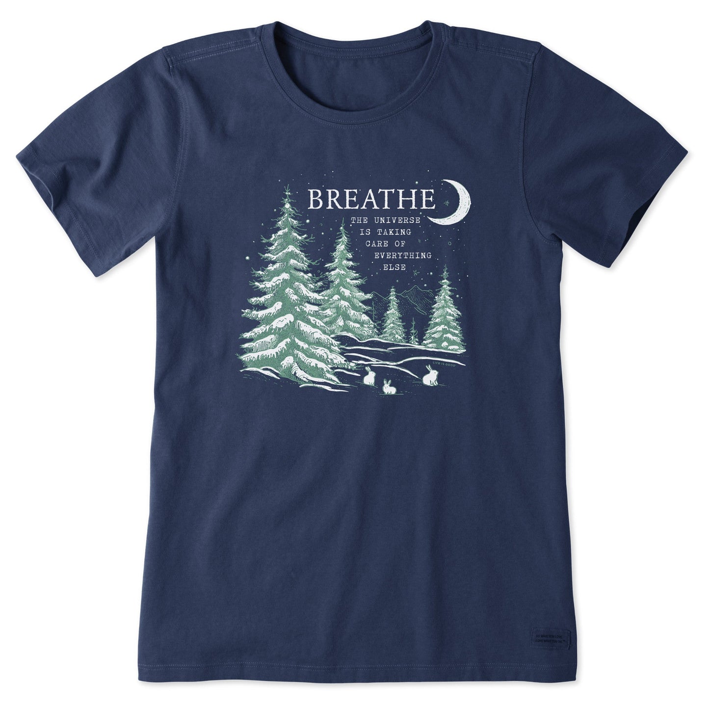 Women's Breathe Universe Pines Short Sleeve Crusher Tee