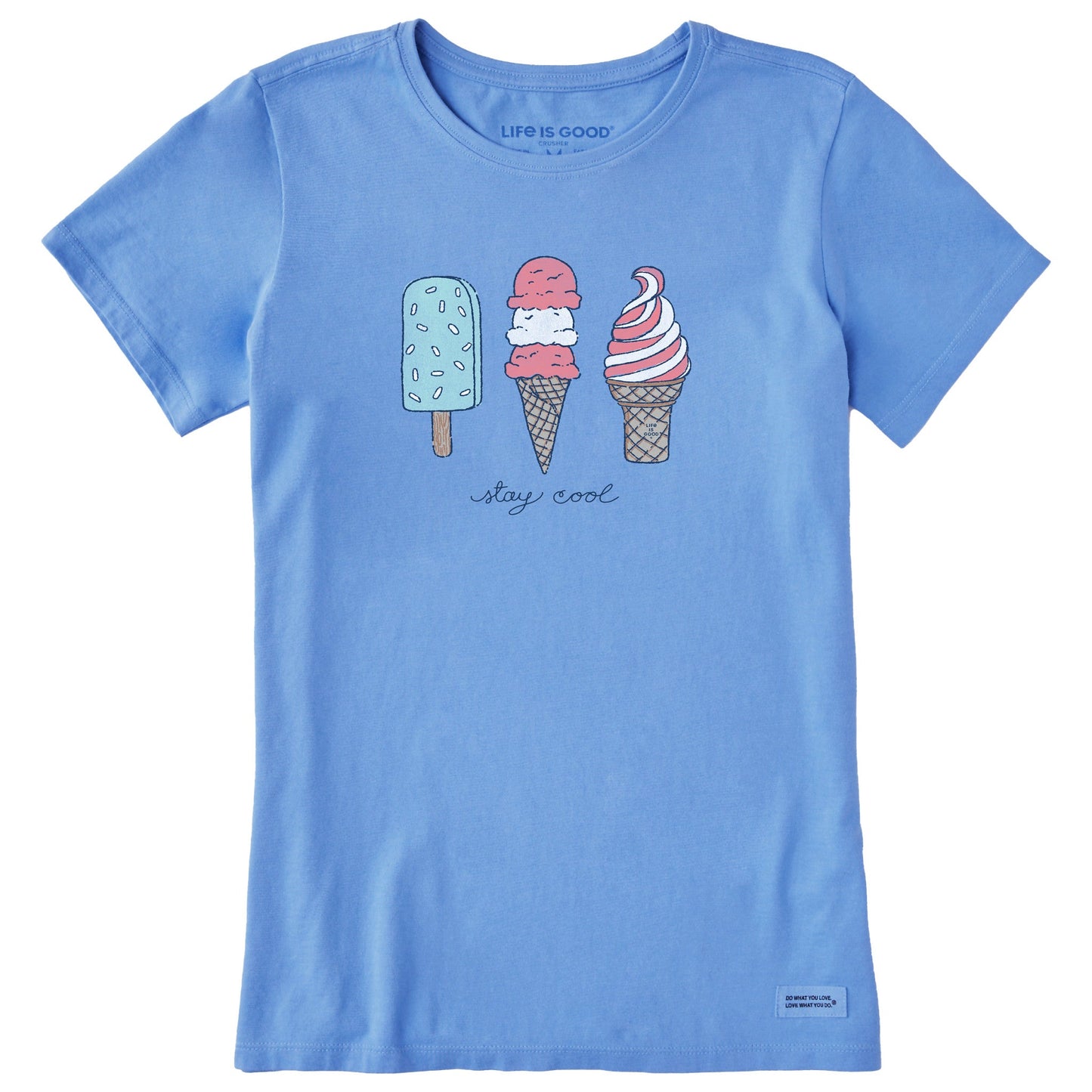 Women's Stay Cool Ice Cream Short Sleeve Crusher Tee
