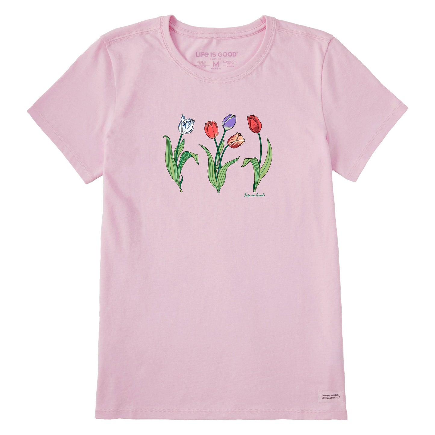 Women's 3 Genuine Tulips Short Sleeve Crusher Tee