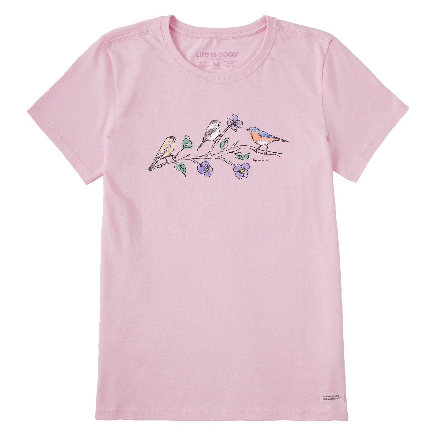 Women's Three Birds Short Sleeve Crusher Tee