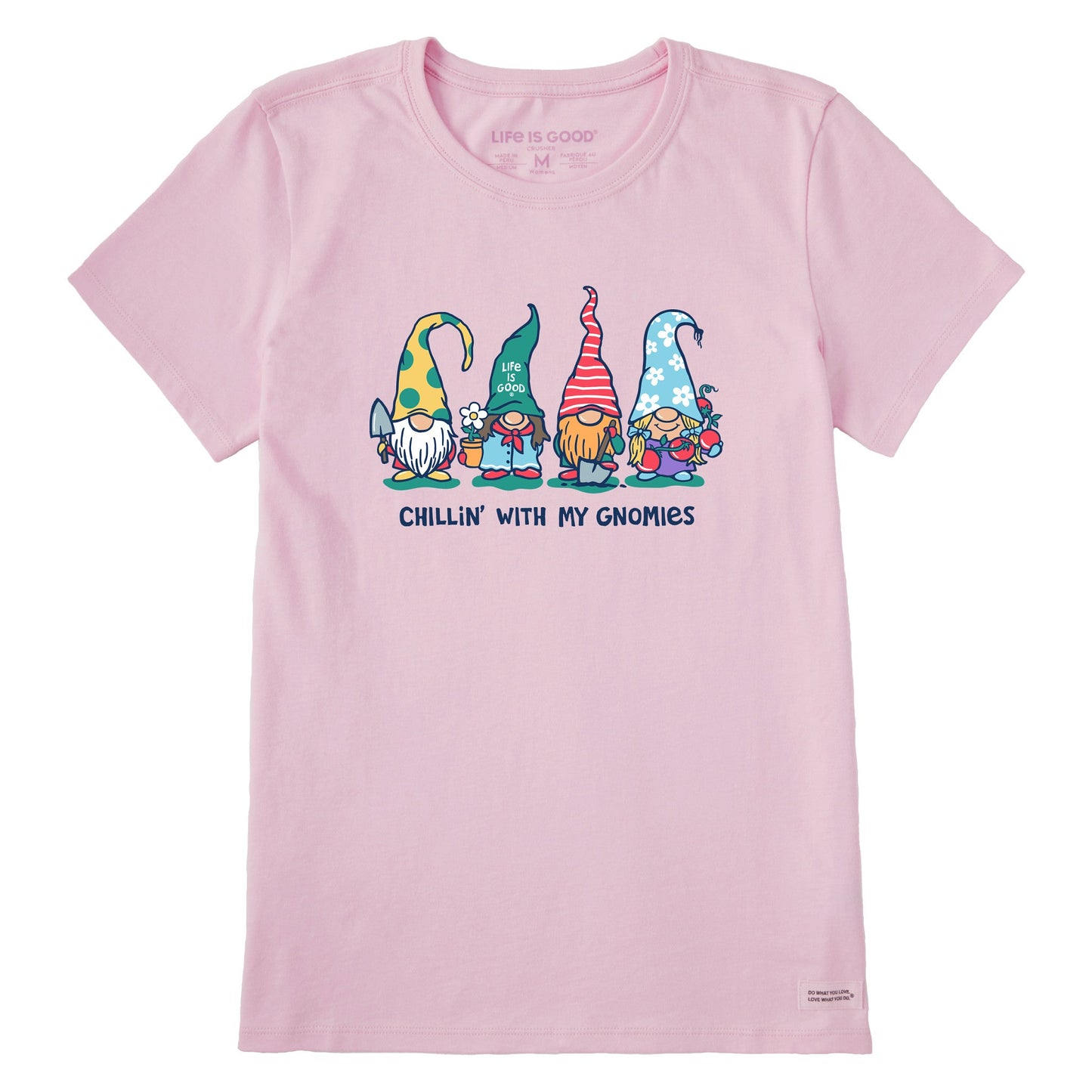 Women's Garden Gnomies Chillin' Short Sleeve Tee