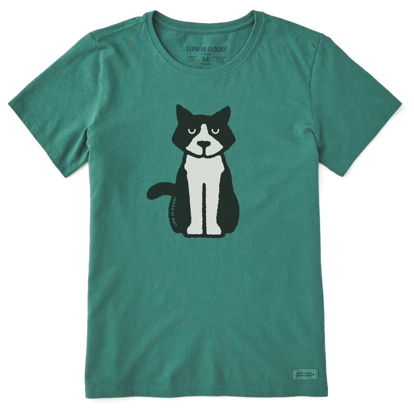 Women's Clean Tuxedo Al Short Sleeve Crusher Tee