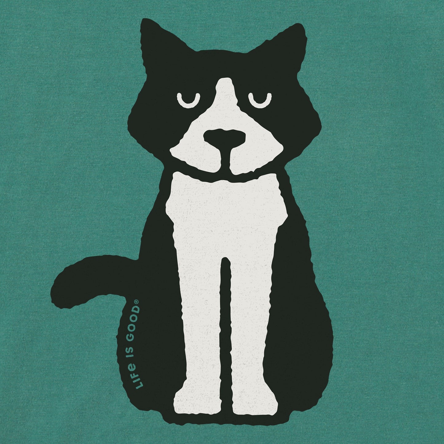 Women's Clean Tuxedo Al Short Sleeve Crusher Tee