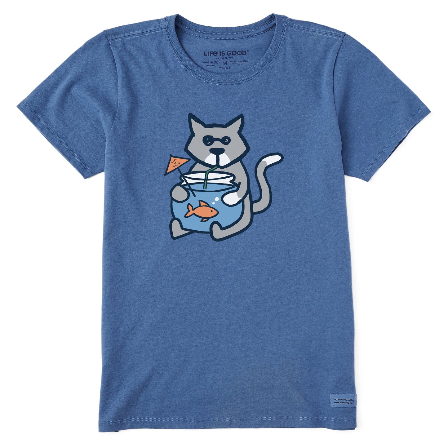 Women's Fishbowl Al Short Sleeve Crusher Tee