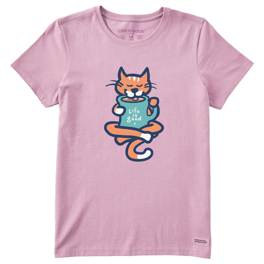 Women's Al with Coffee Short Sleeve Crusher Tee