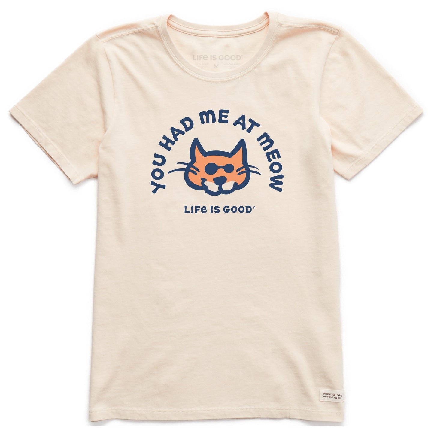 Women's You Had me At Meow Al Short Sleeve Crusher Tee