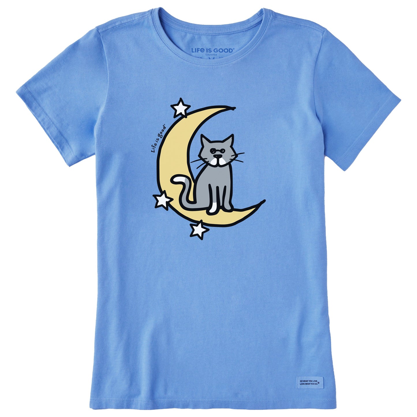 Women's Al Moon & Stars Short Sleeve Crusher Tee