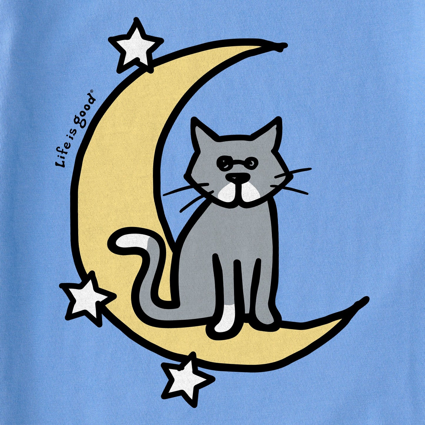 Women's Al Moon & Stars Short Sleeve Crusher Tee