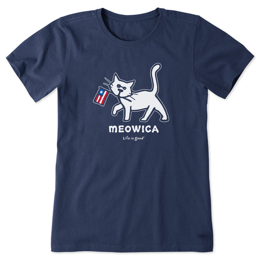 Women's Al Meowica Short Sleeve Crusher Tee