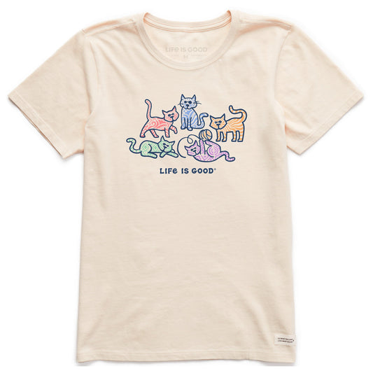 Women's Al's w Patterns Short Sleeve Crusher Tee