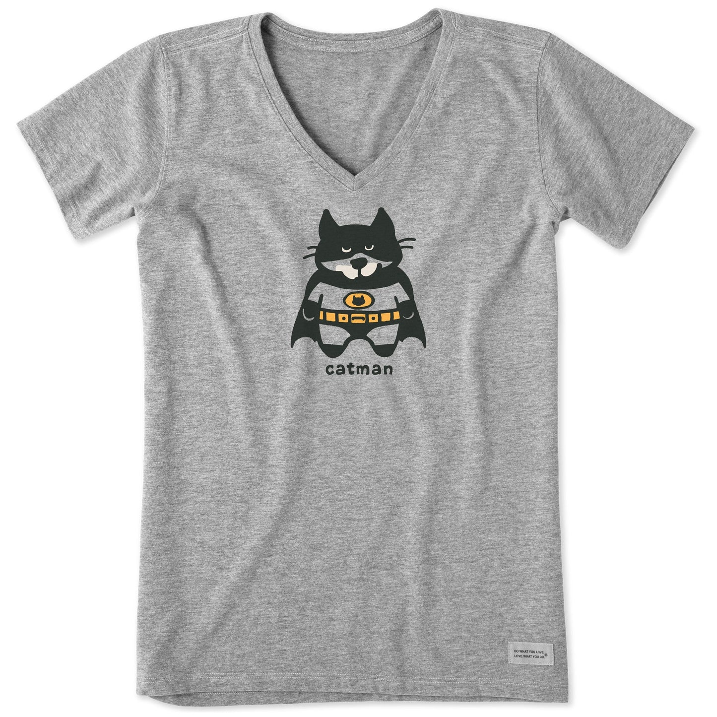 Women's Catman Al Short Sleeve Crusher Vee