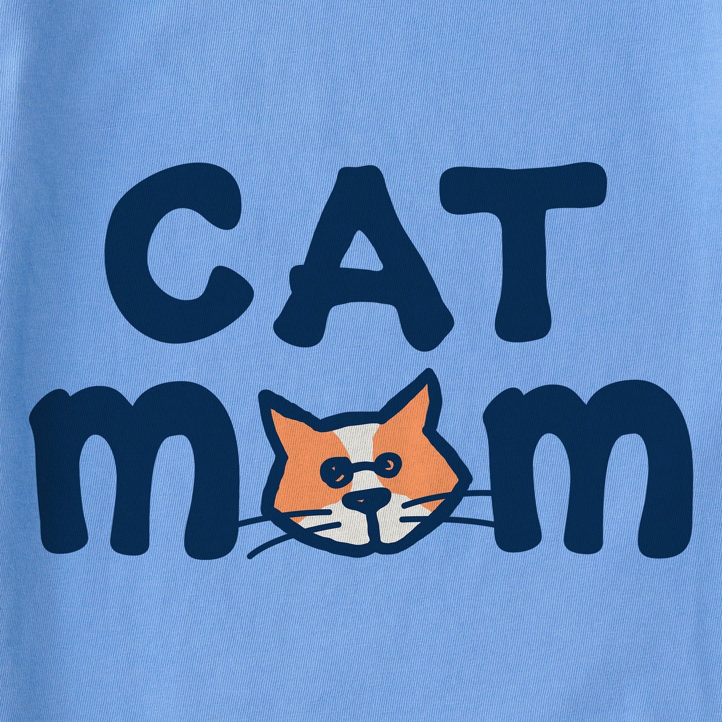 Women's Al Cat Mom Short Sleeve Crusher Vee