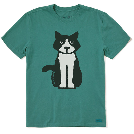 Men's Clean Tuxedo Al Short Sleeve Crusher Tee