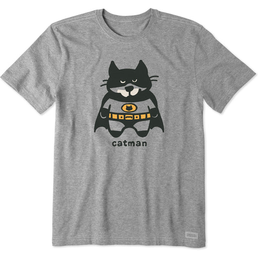 Men's Catman Al Short Sleeve Crusher Tee