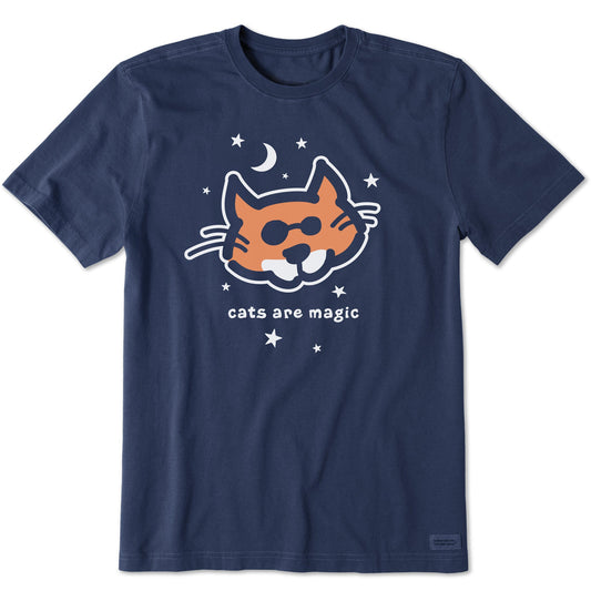 Men's Cats are Magic Al Short Sleeve Crusher Tee