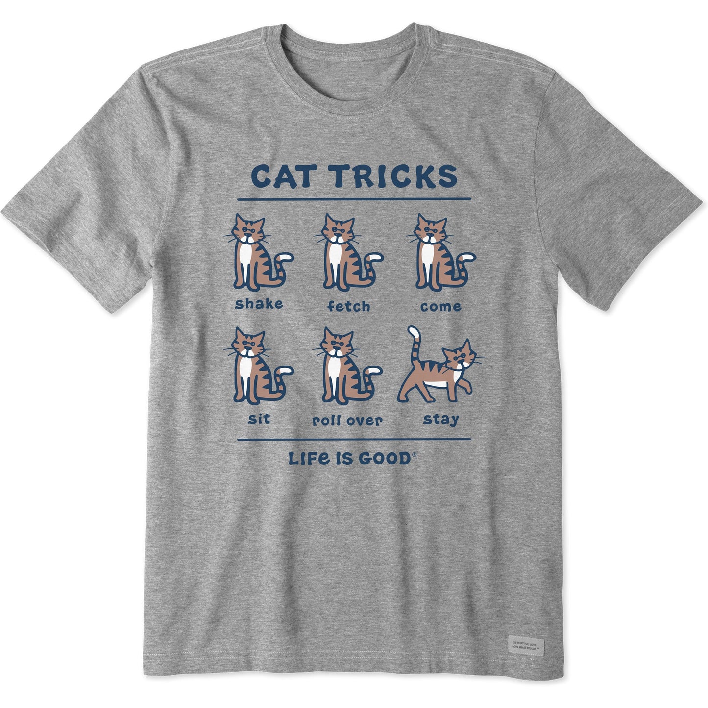 Men's Tabby Al Cat Tricks Short Sleeve Crusher Tee