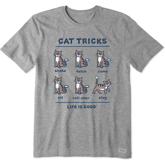Men's Tabby Al Cat Tricks Short Sleeve Crusher Tee