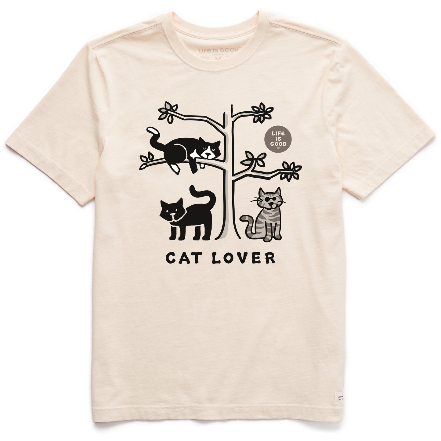 Men's Al Cat Lover Short Sleeve Crusher Tee