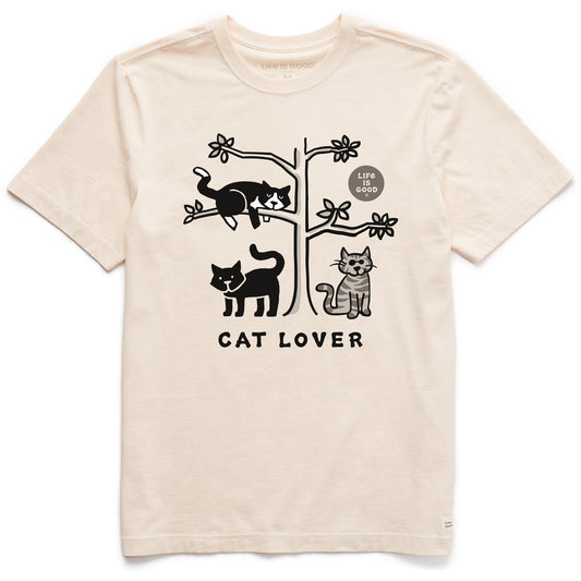 Men's Al Cat Lover Short Sleeve Crusher Tee